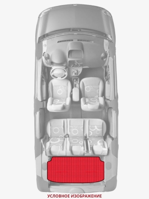 ЭВА коврики «Queen Lux» багажник для Toyota Regius Ace